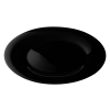 CLASSIC BLACK Talerz obiadowy płytki 25,4cm czarny